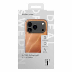 Ideal of Sweden Glitter Glow MagSafe Case Mocha Mousse for iPhone 17 Pro