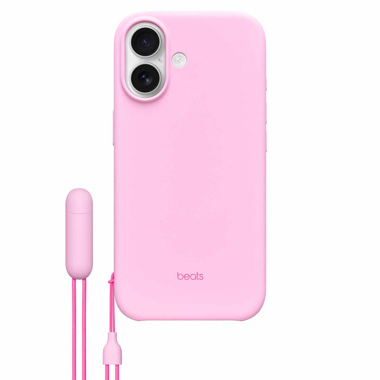 Beats by Dre Kickstand Case with MagSafe and Camera Control Pebble Pink for iPhone 17
