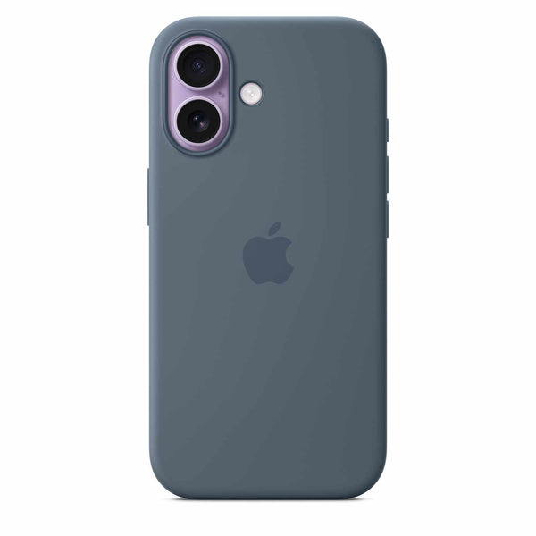 MGEW4ZMA Silicone Case with MagSafe iPhone 17 Anchor Blue