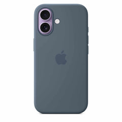 MGEW4ZMA Silicone Case with MagSafe iPhone 17 Anchor Blue