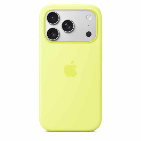 Apple Silicone Case with MagSafe Neon Yellow for iPhone 17 Pro