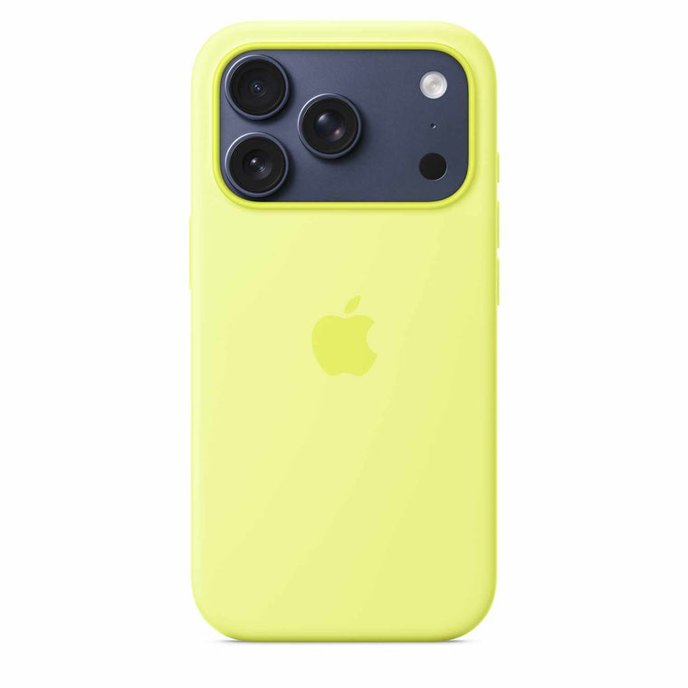 MGFF4ZMA Silicone Case with MagSafe iPhone 17 Pro Neon Yellow