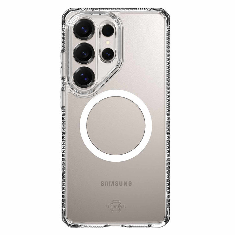 ITSKINS Hybrid_R Case w/Magnets Clear for Samsung Galaxy S26 Ultra