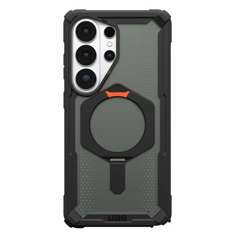 UAG Plasma XTE Rugged Kickstand Case w/Magnets Black/Orange for Samsung Galaxy S26 Ultra