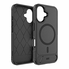 Blu Element Armour Ultra MagSafe w/Kickstand Case Black for iPhone 16