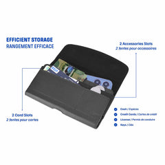 Blu Element Universal Phone Case with Belt Clip S-M Black