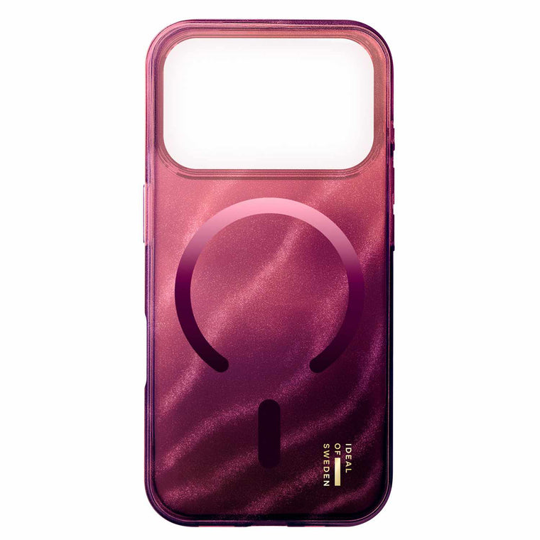 Ideal of Sweden Glitter Glow MagSafe Case Cherry Lacquer for iPhone 17 Pro