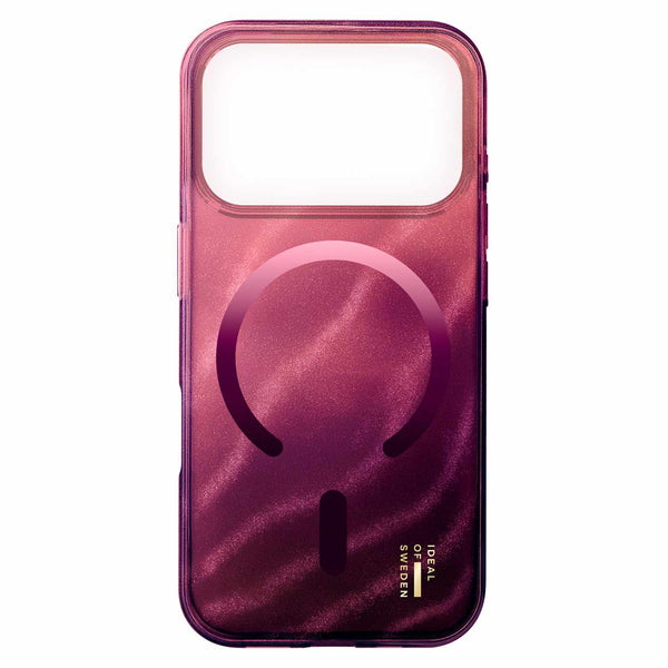 Ideal of Sweden Glitter Glow MagSafe Case Cherry Lacquer for iPhone 17 Pro Max