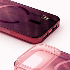 Ideal of Sweden Glitter Glow MagSafe Case Cherry Lacquer for iPhone 17 Pro Max