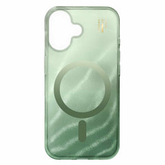 Ideal of Sweden Glitter Glow MagSafe Case Sage Green for iPhone 17