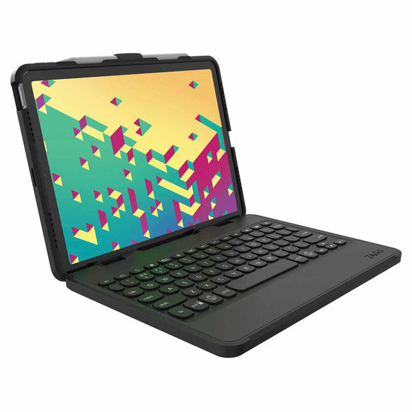 ZAGG Rugged Book Tablet Keyboard Case Black for iPad Air 11 (M4) 2026/Air 11 2025 (7th Gen)/Air 11 2024 (6th Gen)/Pro 11 2022 (4th Gen)/Pro 11 2021/Pro 11 2020/Pro 11
