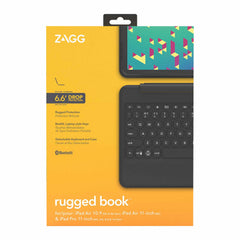 ZAGG Rugged Book Tablet Keyboard Case Black for iPad Air 11 (M4) 2026/Air 11 2025 (7th Gen)/Air 11 2024 (6th Gen)/Pro 11 2022 (4th Gen)/Pro 11 2021/Pro 11 2020/Pro 11