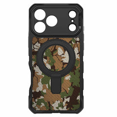 ITSKINS Supreme_R Stand Nylon MagSafe Case Camouflage Green for iPhone 17 Pro Max