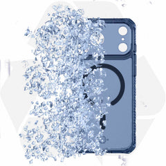 ITSKINS Hybrid_R Vapor MagSafe Case Navy Blue for iPhone 17 Pro