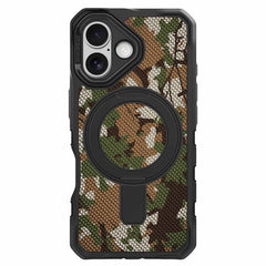 ITSKINS Supreme_R Stand Nylon MagSafe Case Camouflage Green for iPhone 17
