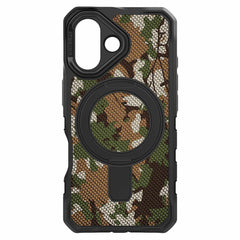 ITSKINS Supreme_R Stand Nylon MagSafe Case Camouflage Green for iPhone 17