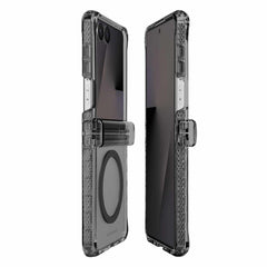 ITSKINS Hybrid_R Hinge Clear w/Magnets Case Smoke for Samsung Galaxy Z Flip8