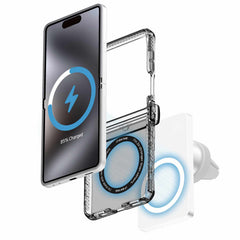 ITSKINS Hybrid_R Hinge Clear w/Magnets Case Smoke for Samsung Galaxy Z Flip8