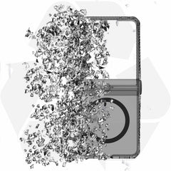 ITSKINS Hybrid_R Hinge Clear w/Magnets Case Smoke for Samsung Galaxy Z Flip8