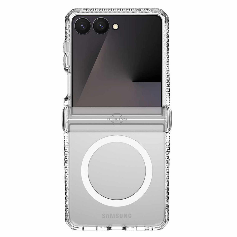 ITSKINS Hybrid_R Hinge Clear w/Magnets Case for Samsung Galaxy Z Flip8