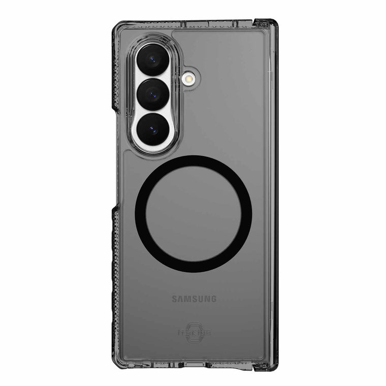 ITSKINS Hybrid_R Hinge Clear w/Magnets Case Smoke for Samsung Galaxy Z Fold8 Ultra