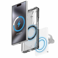 ITSKINS Hybrid_R Hinge Clear w/Magnets Case Smoke for Samsung Galaxy Z Fold8 Ultra
