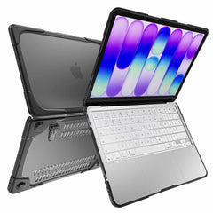Bulk Packaging Rugged Pattern Case Black/Clear for MB Neo 13-inch A18 Pro 2026