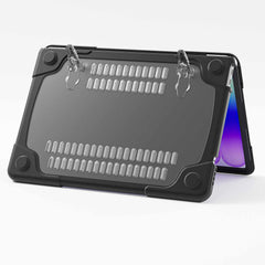 Bulk Packaging Rugged Pattern Case Black/Clear for MB Neo 13-inch A18 Pro 2026