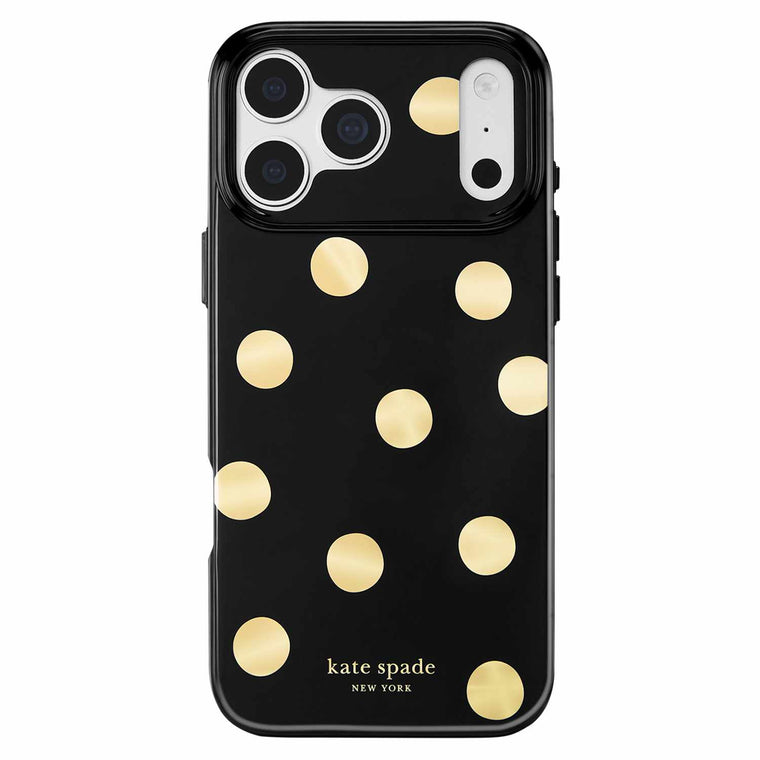 Kate Spade Protective MagSafe Case Metallic Classic Dot for iPhone 18 Pro/17 Pro