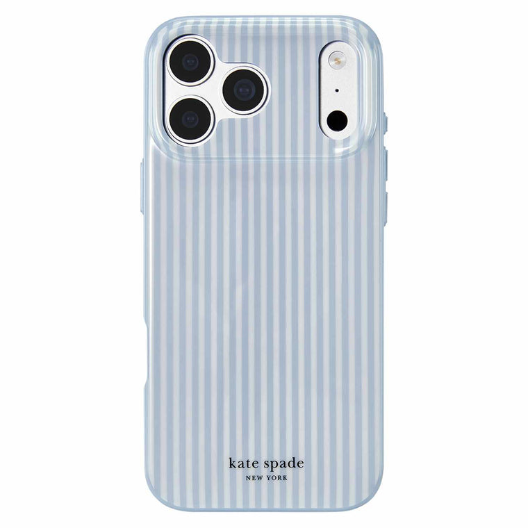 Kate Spade Protective MagSafe Case Stripe Diamond Blue for iPhone 18 Pro Max/17 Pro Max