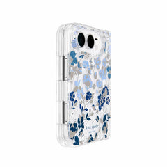 Kate Spade Protective MagSafe Case Flowerbed Blue for iPhone Duo