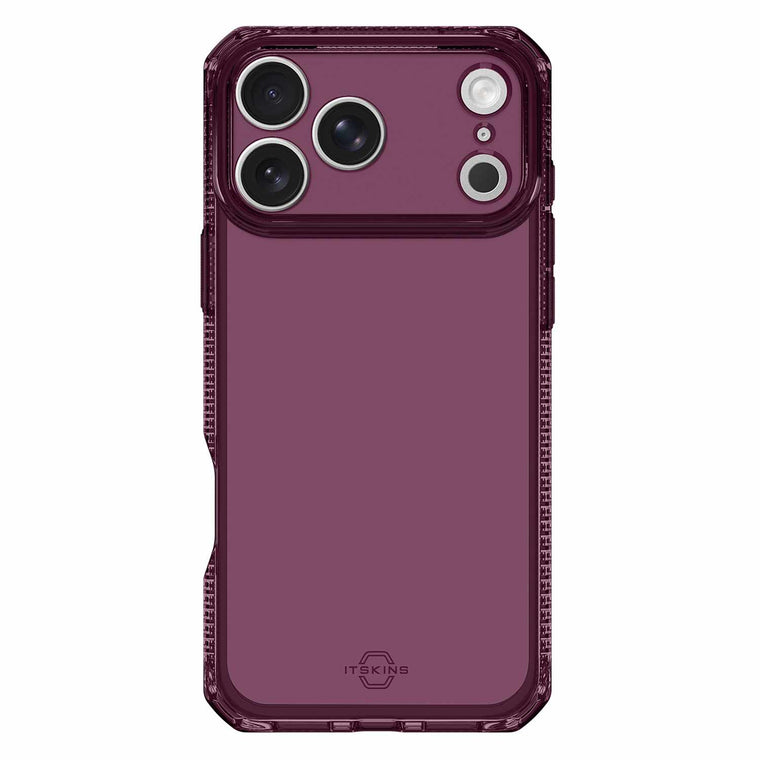 ITSKINS Spectrum_R Clear Case Plum for iPhone 18 Pro Max/17 Pro Max