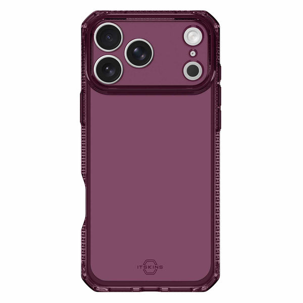 ITSKINS Spectrum_R Clear Case Plum for iPhone 18 Pro Max/17 Pro Max