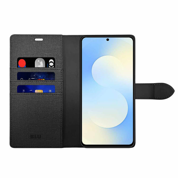 Blu Element Folio 2-in-1 Case Black for Samsung Galaxy S26 FE/Galaxy S25 FE