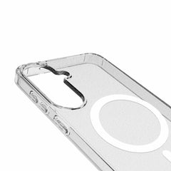 Blu Element Dropzone Rugged Glitter Case w/Magnets Clear for Samsung Galaxy S26 FE/Galaxy S25 FE