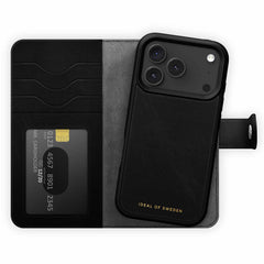 Ideal of Sweden Magnet Wallet MagSafe Case Black for iPhone 18 Pro/17 Pro