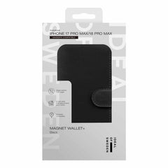 Ideal of Sweden Magnet Wallet MagSafe Case Black for iPhone 18 Pro Max/17 Pro Max
