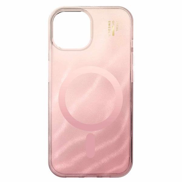 Ideal of Sweden Glitter Glow MagSafe Case Rose Blush for iPhone 17e/16e/15/14/13