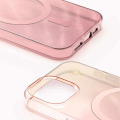 Ideal of Sweden Glitter Glow MagSafe Case Rose Blush for iPhone 17e/16e/15/14/13