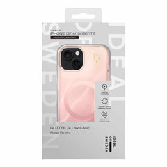 Ideal of Sweden Glitter Glow MagSafe Case Rose Blush for iPhone 17e/16e/15/14/13