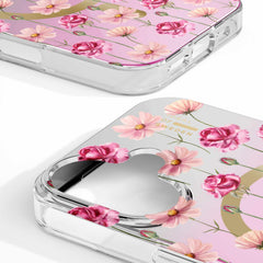 Ideal of Sweden Mirror MagSafe Case Rose Blush Floral for iPhone 17