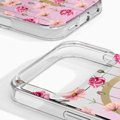 Ideal of Sweden Mirror MagSafe Case Rose Blush Floral for iPhone 18 Pro Max/17 Pro Max