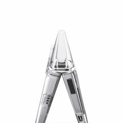Spigen Crystal Hybrid Pro MagFit Case Clear White for iPhone Duo