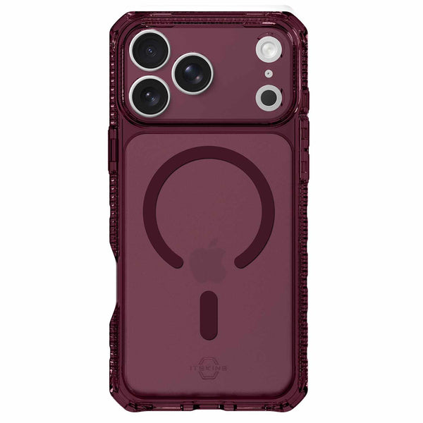 ITSKINS Hybrid_R Vapor MagSafe Case Plum for iPhone 18 Pro/17 Pro