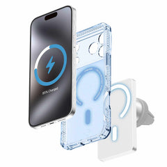 ITSKINS Hybrid_R Vapor MagSafe Case Light Blue for iPhone 18 Pro/17 Pro