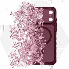 ITSKINS Hybrid_R Vapor MagSafe Case Plum for iPhone 18 Pro Max/17 Pro Max