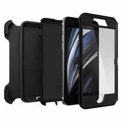 OtterBox Defender Case with Holster Black for iPhone SE/8/7 in Bulk Packaging