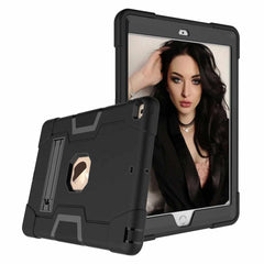 Bulk Packaging Rugged Case with Built in Kickstand Black for iPad 10.2 2021 9th Gen/10.2 2020 8th Gen/iPad 10.2 2019