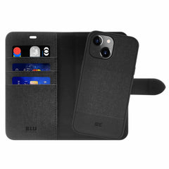 Blu Element Folio 2-in-1 MagSafe Case Black for iPhone 17e/16e/15/14/13