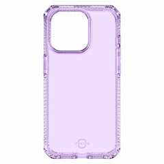 ITSKINS Spectrum_R Clear Case Light Purple for iPhone 15 Pro